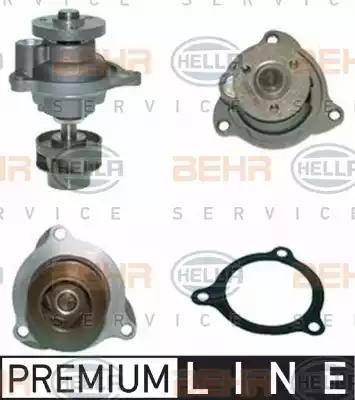 HELLA 8MP 376 801-281 - Water Pump www.autospares.lv