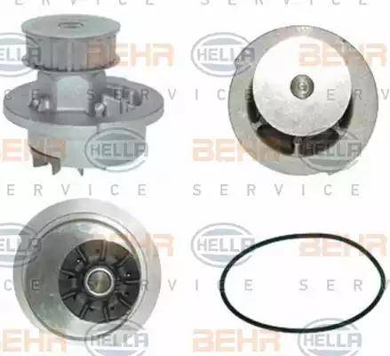 HELLA 8MP 376 803-431 - Ūdenssūknis www.autospares.lv