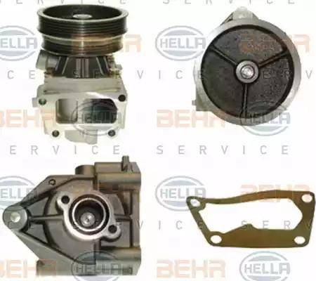 HELLA 8MP 376 802-401 - Ūdenssūknis www.autospares.lv