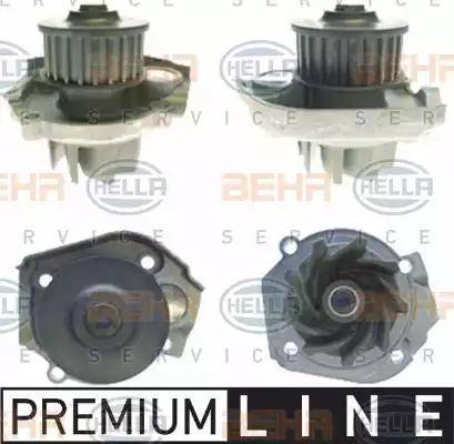 HELLA 8MP 376 802-231 - Water Pump www.autospares.lv