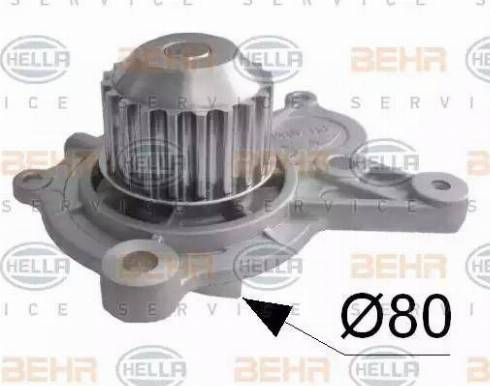 HELLA 8MP 376 807-544 - Ūdenssūknis www.autospares.lv