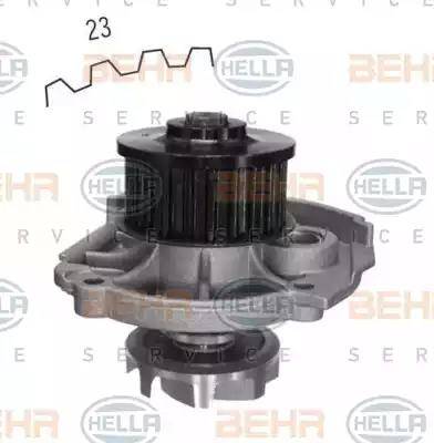 HELLA 8MP 376 810-004 - Water Pump www.autospares.lv