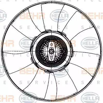 HELLA 8MV 376 907-081 - Ventilators, Motora dzesēšanas sistēma www.autospares.lv