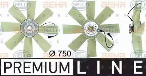 HELLA 8MV 376 731-481 - Ventilators, Motora dzesēšanas sistēma www.autospares.lv