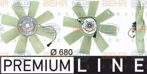 HELLA 8MV 376 731-471 - Ventilators, Motora dzesēšanas sistēma www.autospares.lv