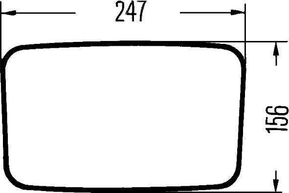 HELLA 8SB 004 288-092 - Ārējais atpakaļskata spogulis www.autospares.lv