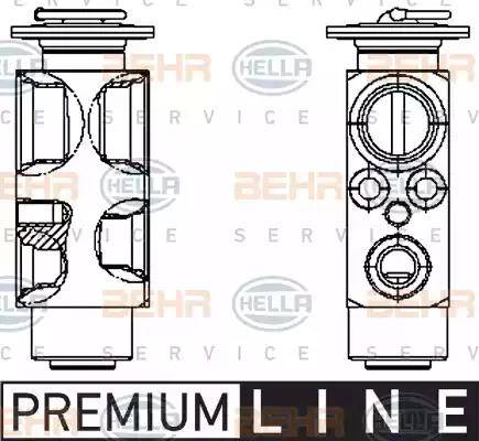 HELLA 8UW 351 336-161 - Izplešanās vārsts, Gaisa kond. sistēma www.autospares.lv