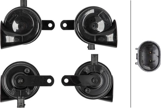 HELLA 3FH 012 010-051 - Skaņas signāls www.autospares.lv