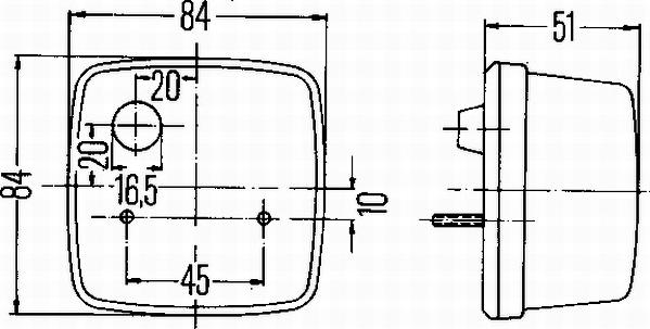 HELLA 2ZR 003 014-091 - Atpakaļgaitas signāla lukturis www.autospares.lv