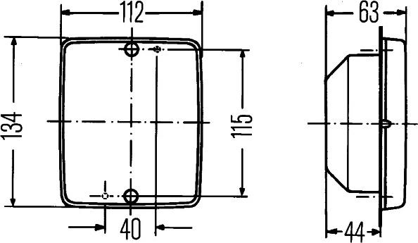 HELLA 2ZR 003 236-311 - Atpakaļgaitas signāla lukturis autospares.lv