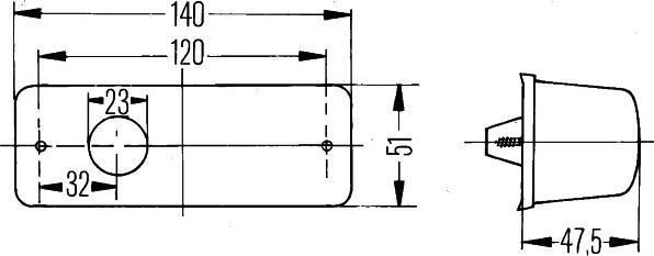 HELLA 2BM 006 692-017 - Papildus mirgojošā gaismas signāla lukturis www.autospares.lv