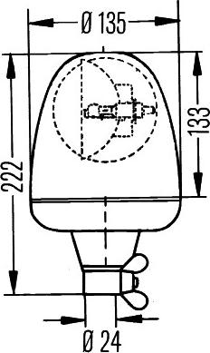 HELLA 2RL 006 846-011 - Mirgojošā gaismas signāla lukturis www.autospares.lv