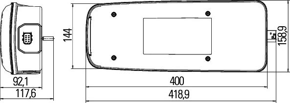 HELLA 2VP 011 511-241 - Aizmugurējais lukturis www.autospares.lv