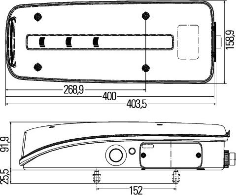 HELLA 2VP 012 381-341 - Aizmugurējais lukturis www.autospares.lv