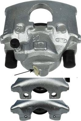 HELLA PAGID 8AC 355 388-991 - Brake Caliper www.autospares.lv