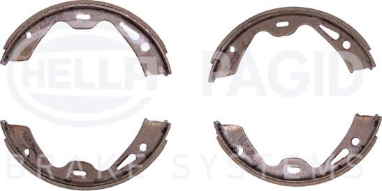 HELLA PAGID 8DA 355 050-961 - Bremžu loku kompl., Stāvbremze www.autospares.lv