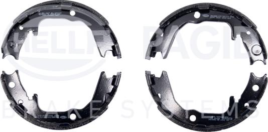 HELLA PAGID 8DA 355 050-641 - Brake Shoe Set, parking brake www.autospares.lv