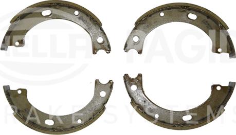 HELLA PAGID 8DA 355 051-331 - Bremžu loku kompl., Stāvbremze www.autospares.lv