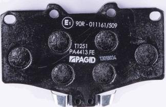 HELLA PAGID 8DB 355 009-471 - Bremžu uzliku kompl., Disku bremzes www.autospares.lv