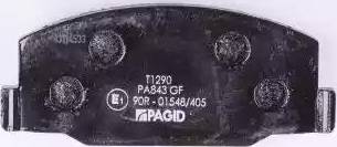 HELLA PAGID 8DB 355 009-831 - Bremžu uzliku kompl., Disku bremzes www.autospares.lv