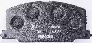 HELLA PAGID 8DB 355 005-771 - Bremžu uzliku kompl., Disku bremzes www.autospares.lv