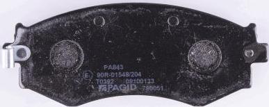 HELLA PAGID 8DB 355 006-421 - Тормозные колодки, дисковые, комплект www.autospares.lv