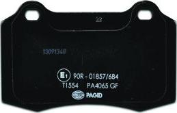 HELLA PAGID 8DB 355 006-591 - Bremžu uzliku kompl., Disku bremzes www.autospares.lv