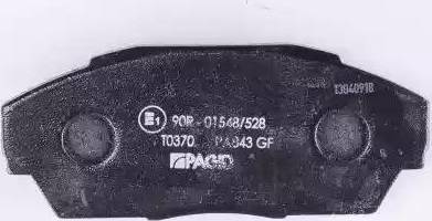 HELLA PAGID 8DB 355 006-301 - Bremžu uzliku kompl., Disku bremzes www.autospares.lv