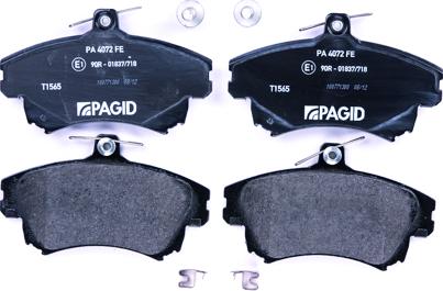 HELLA PAGID 8DB 355 006-711 - Brake Pad Set, disc brake www.autospares.lv