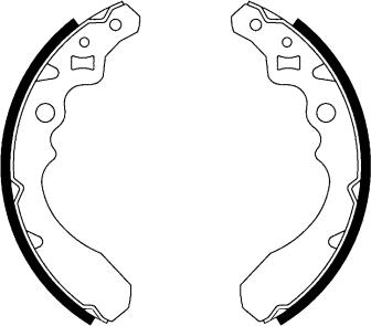 HELLA PAGID 8DB 355 001-121 - Bremžu loku komplekts www.autospares.lv