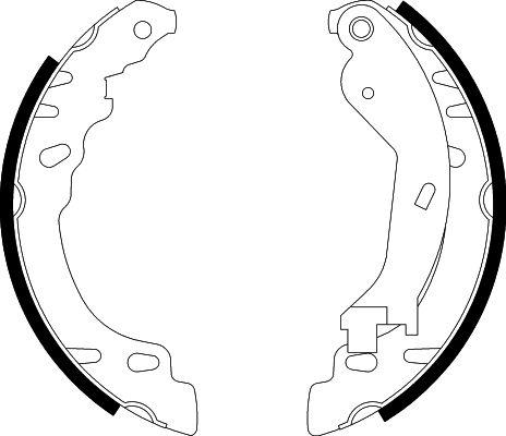 HELLA PAGID 8DB 355 002-901 - Bremžu loku komplekts www.autospares.lv