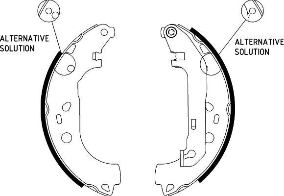 HELLA PAGID 8DB 355 002-921 - Комплект тормозных колодок, барабанные www.autospares.lv