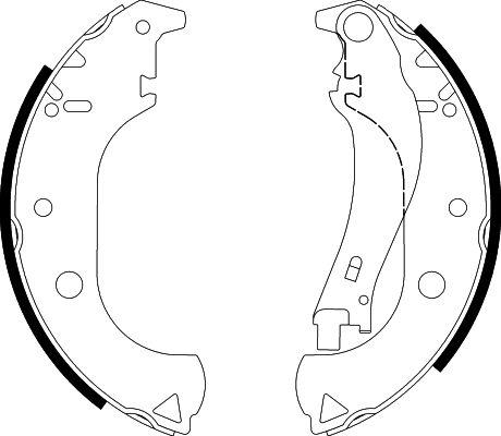 HELLA PAGID 8DB 355 002-611 - Bremžu loku komplekts www.autospares.lv