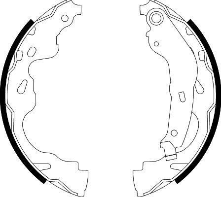 HELLA PAGID 8DB 355 002-891 - Bremžu loku komplekts www.autospares.lv