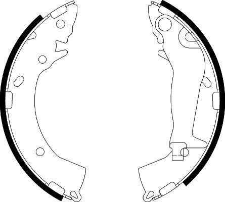 HELLA PAGID 8DB 355 002-821 - Bremžu loku komplekts www.autospares.lv