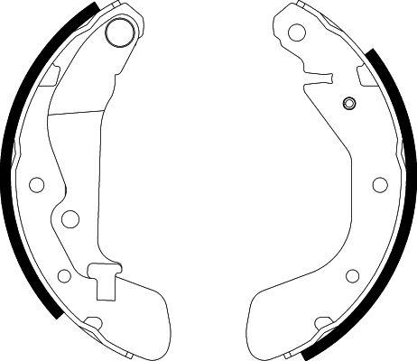 HELLA PAGID 8DB 355 002-791 - Bremžu loku komplekts www.autospares.lv