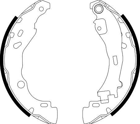 HELLA PAGID 8DB 355 002-751 - Bremžu loku komplekts www.autospares.lv