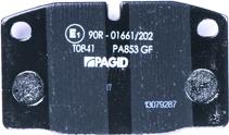 HELLA PAGID 8DB 355 007-251 - Bremžu uzliku kompl., Disku bremzes www.autospares.lv