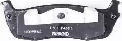 HELLA PAGID 8DB 355 014-501 - Bremžu uzliku kompl., Disku bremzes www.autospares.lv