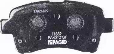 HELLA PAGID 8DB 355 014-761 - Bremžu uzliku kompl., Disku bremzes www.autospares.lv