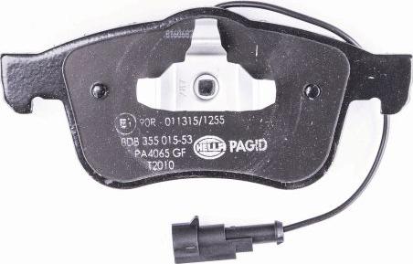 HELLA PAGID 8DB 355 015-531 - Bremžu uzliku kompl., Disku bremzes www.autospares.lv