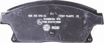 HELLA PAGID 8DB 355 015-241 - Bremžu uzliku kompl., Disku bremzes www.autospares.lv