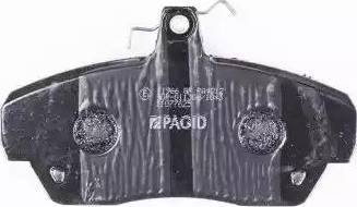 HELLA PAGID 8DB 355 015-281 - Bremžu uzliku kompl., Disku bremzes www.autospares.lv