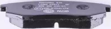 HELLA PAGID 8DB 355 010-011 - Bremžu uzliku kompl., Disku bremzes www.autospares.lv