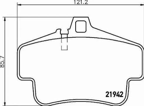 HELLA PAGID 8DB 355 018-461 - Bremžu uzliku kompl., Disku bremzes www.autospares.lv