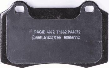 HELLA PAGID 8DB 355 012-981 - Bremžu uzliku kompl., Disku bremzes www.autospares.lv