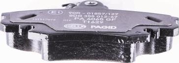 HELLA PAGID 8DB 355 012-671 - Bremžu uzliku kompl., Disku bremzes www.autospares.lv