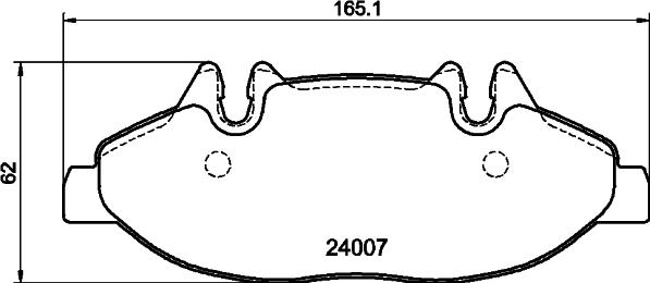 HELLA PAGID 8DB 355 030-701 - Bremžu uzliku kompl., Disku bremzes www.autospares.lv