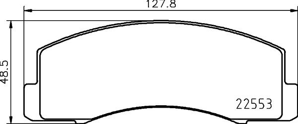 HELLA PAGID 8DB 355 029-981 - Bremžu uzliku kompl., Disku bremzes autospares.lv