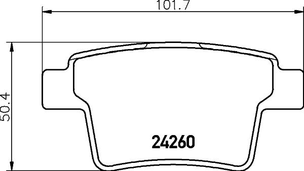 HELLA PAGID 8DB 355 023-891 - Bremžu uzliku kompl., Disku bremzes www.autospares.lv